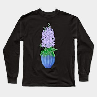 Delphiniums blooming Long Sleeve T-Shirt